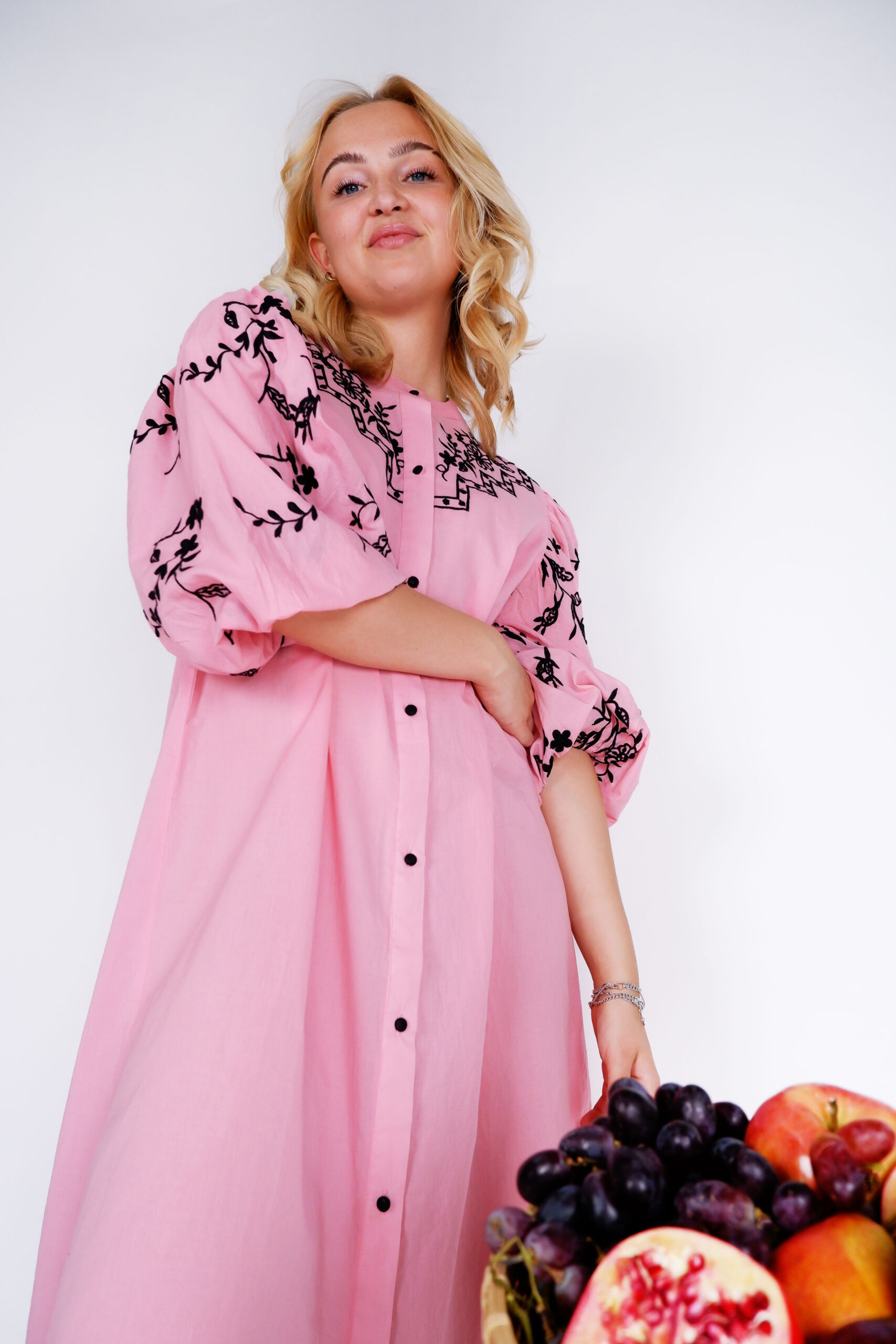 Colour Fiona Tunic Dress - Candy Pink Fru B